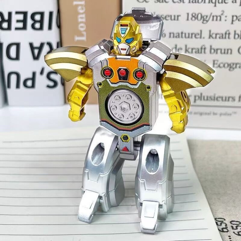 旋转变形机器人指尖陀螺手指旋转变形二合一儿童解压神器玩具批发|undefined