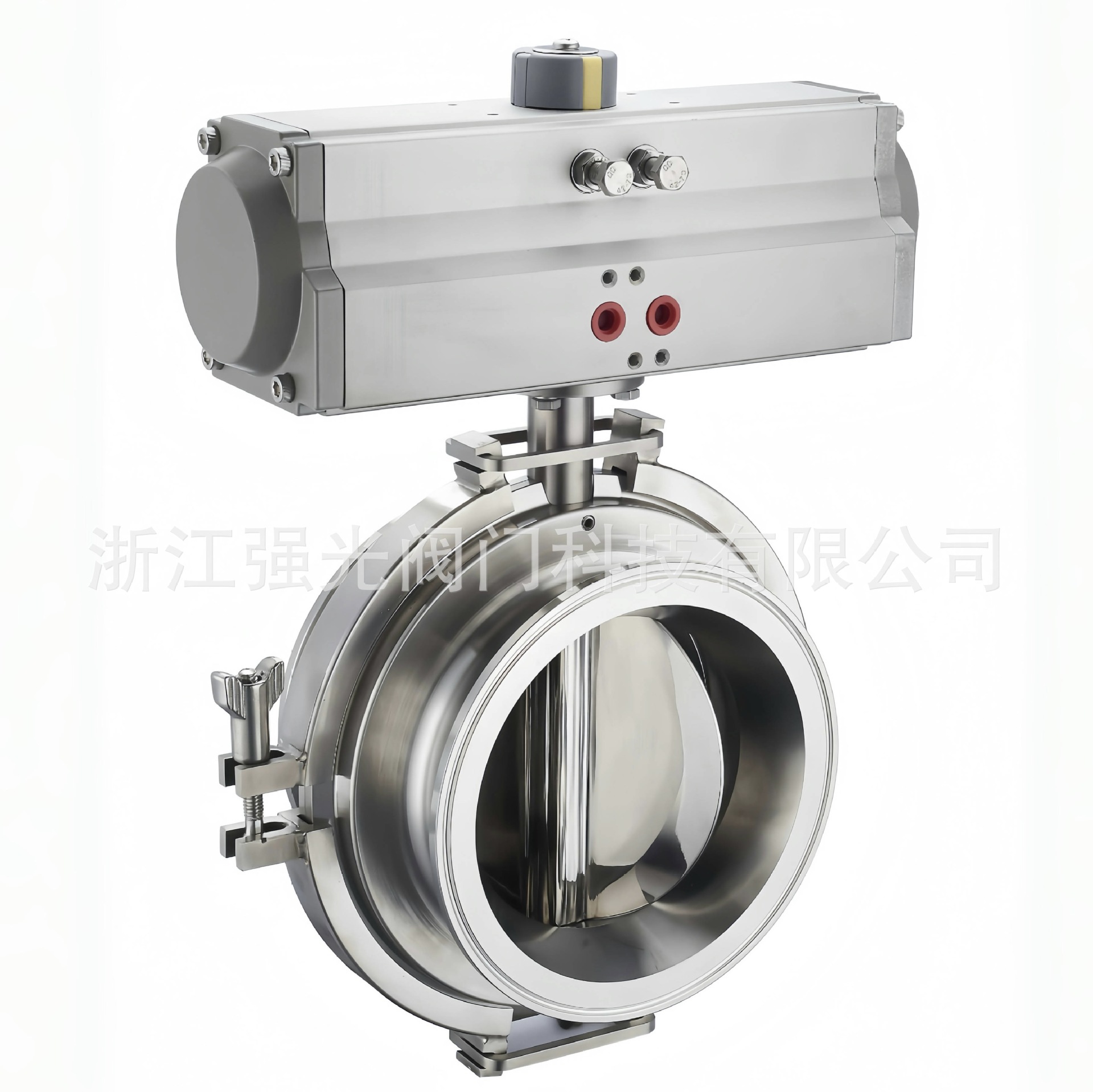 180°旋转卫生级食品级不锈钢气动星型球面卸料阀下料阀给料分料