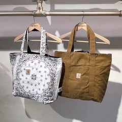 CARHARTT BANDANA TOTE BAG REVERSIBLE卡哈双面腰果花托特包袋