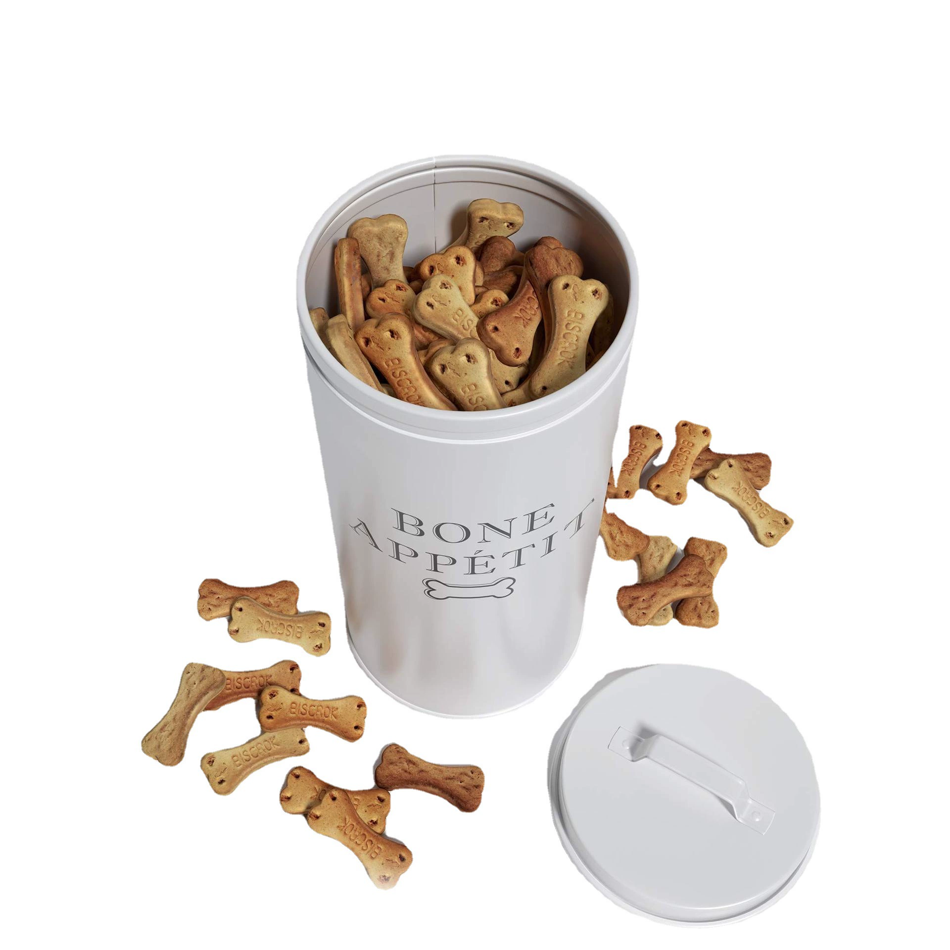 Трансграничная электронная коммерция Горячие Банки для корма для домашних животных оцинкованный железный костюм банки для корма для собак банки для закусок влагостойкие жестяные банки для хранения корма для кошек