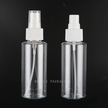 定制 PET驱蚊水除味剂透明塑料瓶 100ml爽肤水小样品斜肩空瓶包装