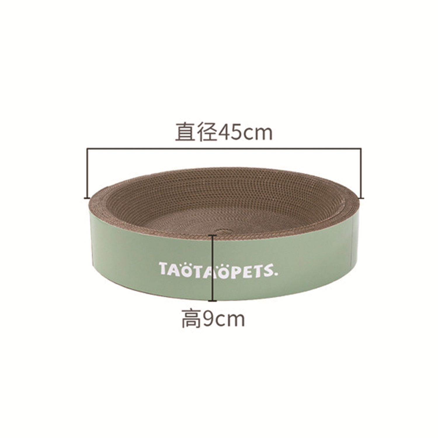 Tablero de agarre para gatos en forma de cuenco con ribete todo incluido, papel corrugado grueso de gran tamaño, nido para gatos, juguete para gatos resistente a la captura, juguete para gatos para aliviar el aburrimiento