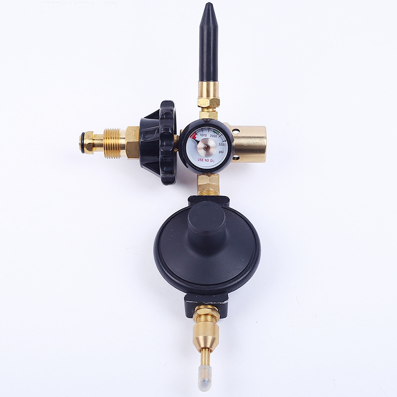 外销大型氦气减压器 氦气充气具 充气球减压器 氦气充气嘴