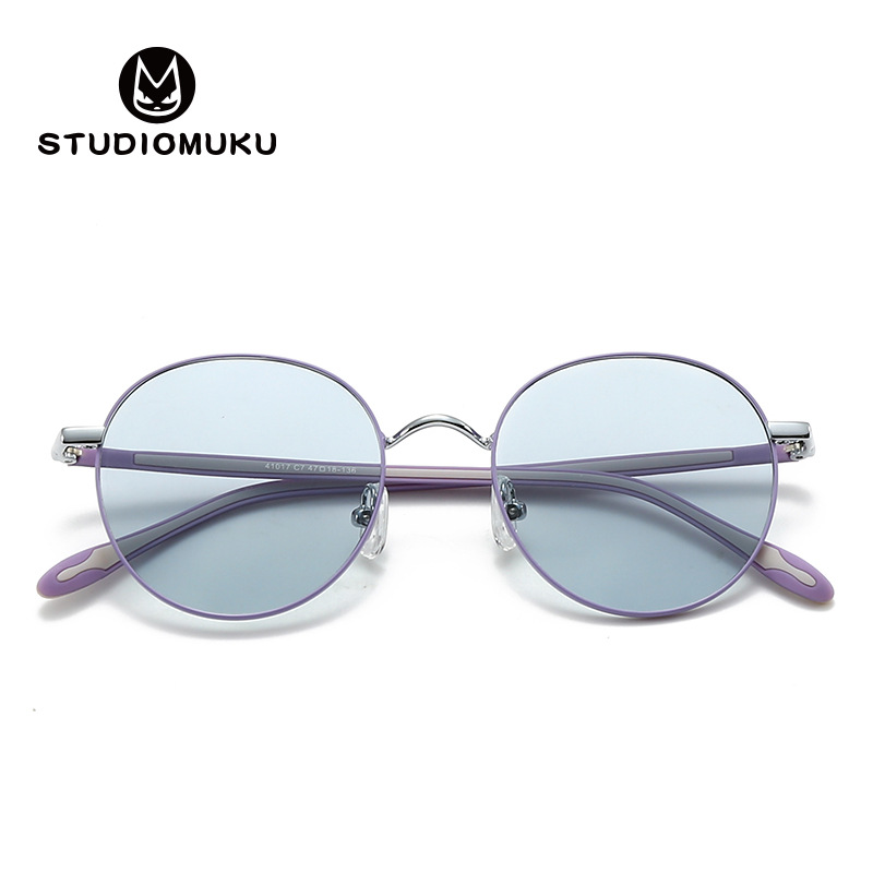 STUDIOMUKU gafas de madera cool alta sensación de pullo polarizado gafas de sol de nylon redondas con gafas de sol para niños