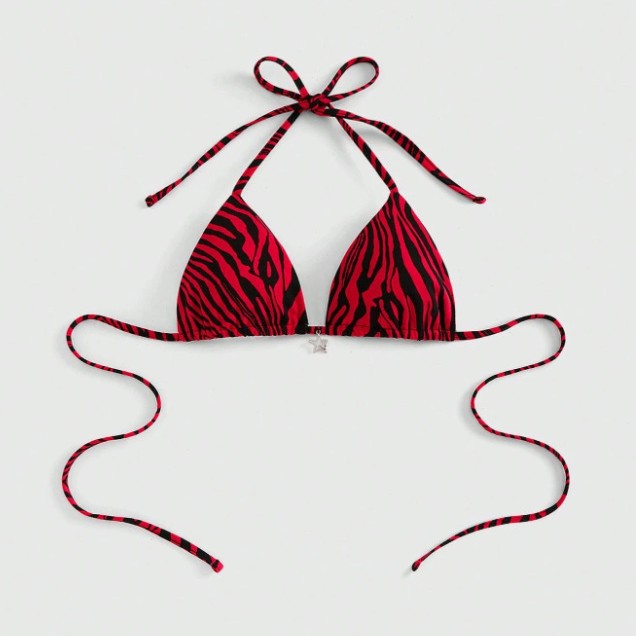 2026 verano de playa ropa de mujer sexy Y2K cross-border streetwear sexy correa de cuello bikini