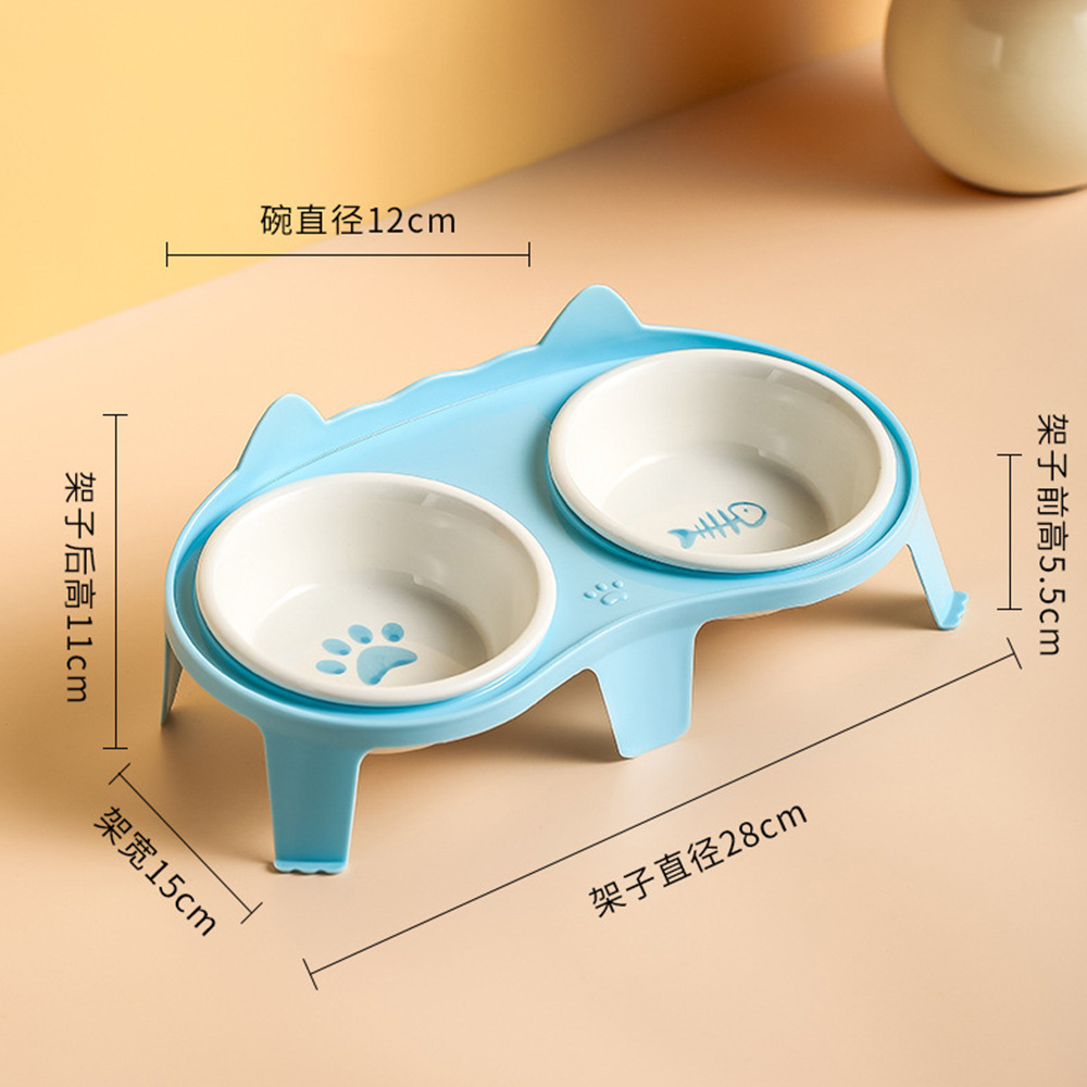 블루 세라믹 더블 볼 + 높은 선반
