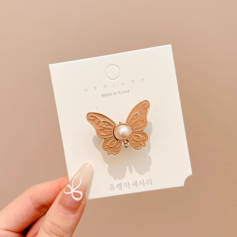 Botón de ajuste para cintura de pantalones, tipo mariposa, grande y pequeño, sin costura, para jeans