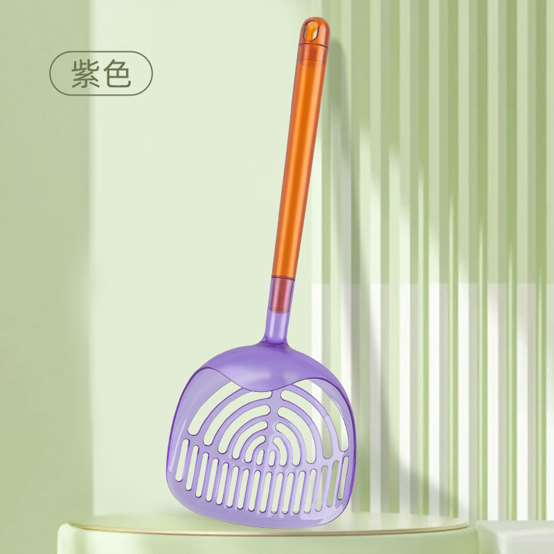 40CM pala de arena de gato agujero alargado tofu pala de arena de gato bentonita pala de arena de gato al por mayor artículos de mascotas de artilharia de gatos