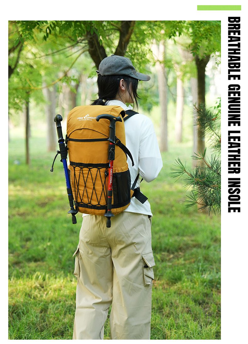 Hiking Backpack Waterproof Nylon Rucksack For Outdoor Camping_voghion.com