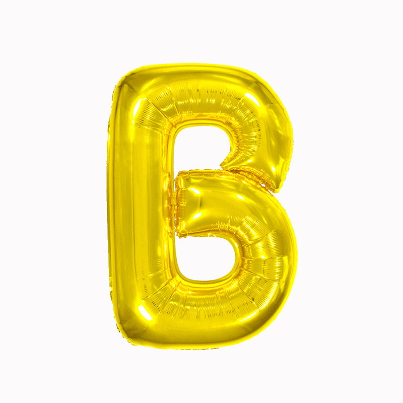 32 pulgadas 40 pulgadas 16 pulgadas inglés carta globo de aluminio fiesta de cumpleaños decoración de la boda papel de aluminio globo escena diseño