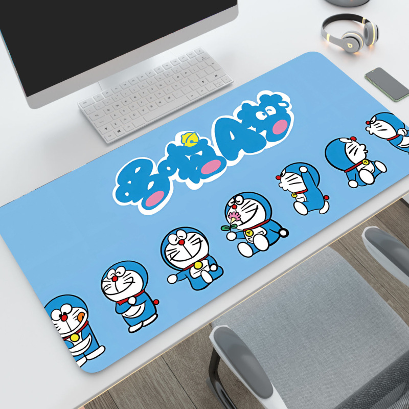 ドラえもんマウスパッドかわいい大サイズのコンピューターキーボードのデスクパッド|undefined