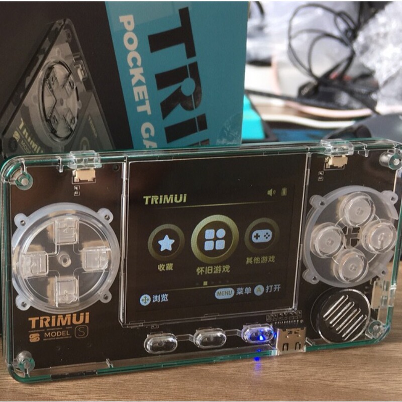 Pocket game console solution development in stock wholesale TRIMUI handheld Model-S card machine A66