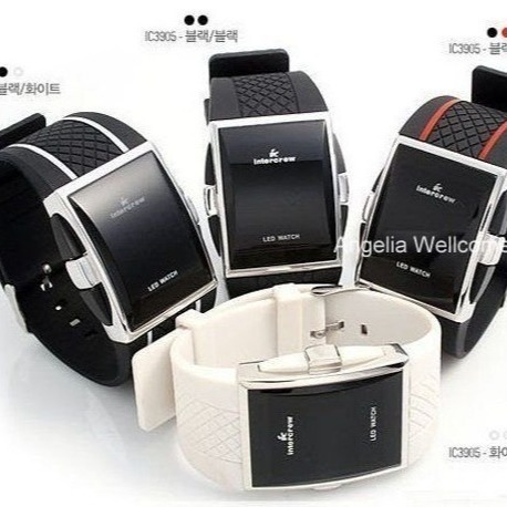 Foreign trade popular student sports Aviation led women's fashion pu casual led watch women's watch factory direct sales