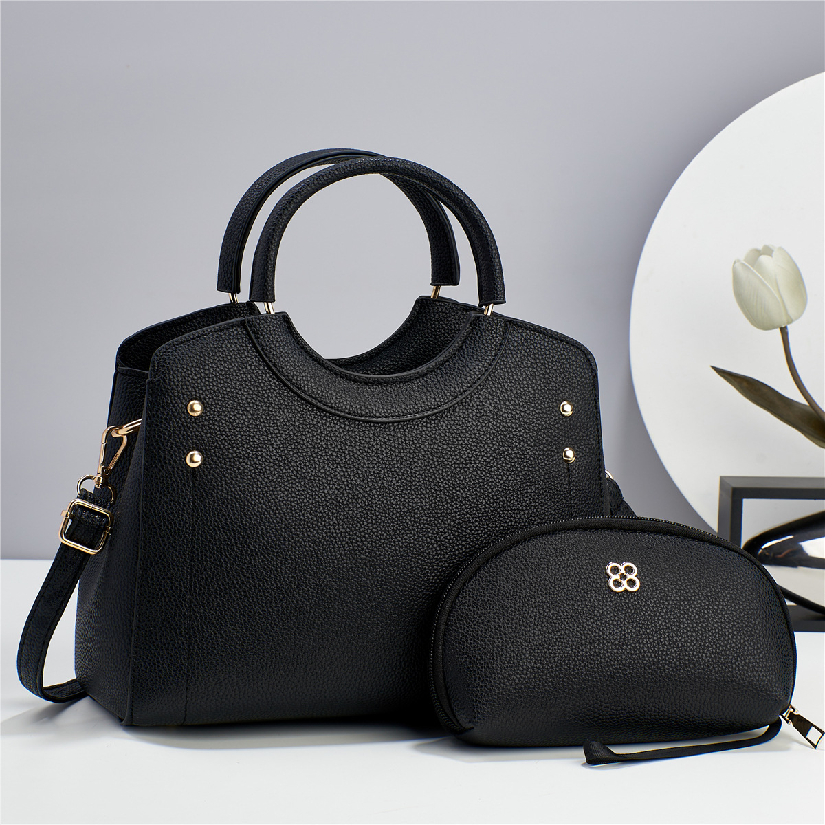Bolso de hombro de las mujeres elegante bolso de la mamá bolso de moda nueva fábrica de venta directa crossbody nuevo estilo textura image 4