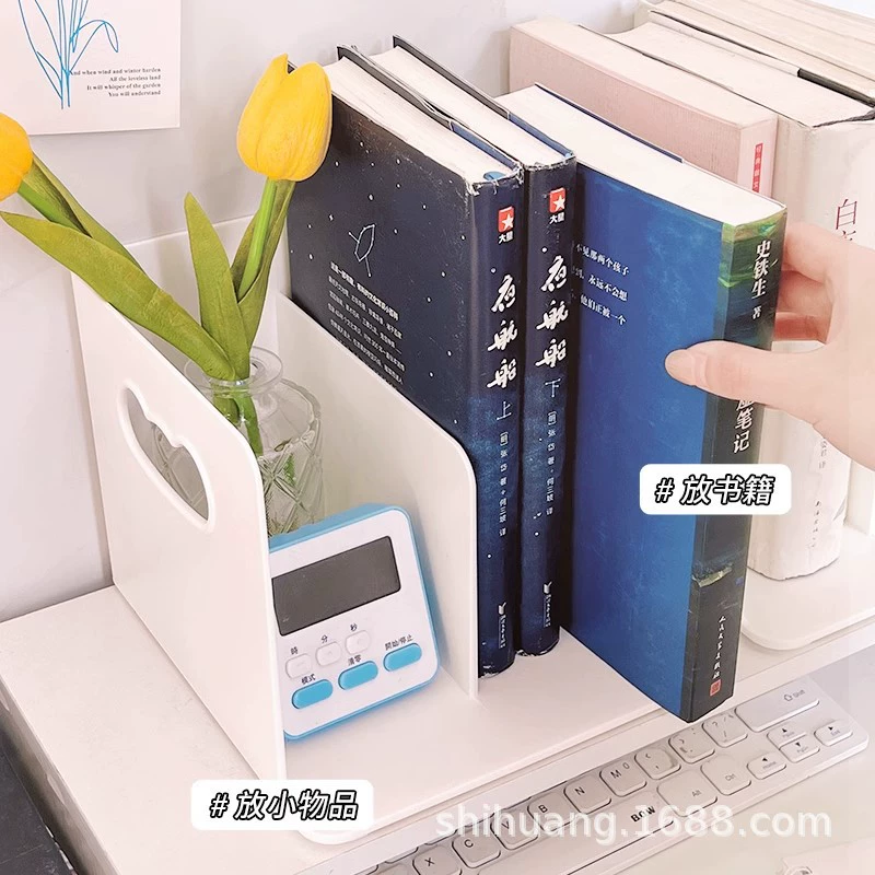 Креативная настольная подставка для книг на многоуровневой полке, книжный шкаф офис, коллекционный папка для учёбы, стойка для общежития