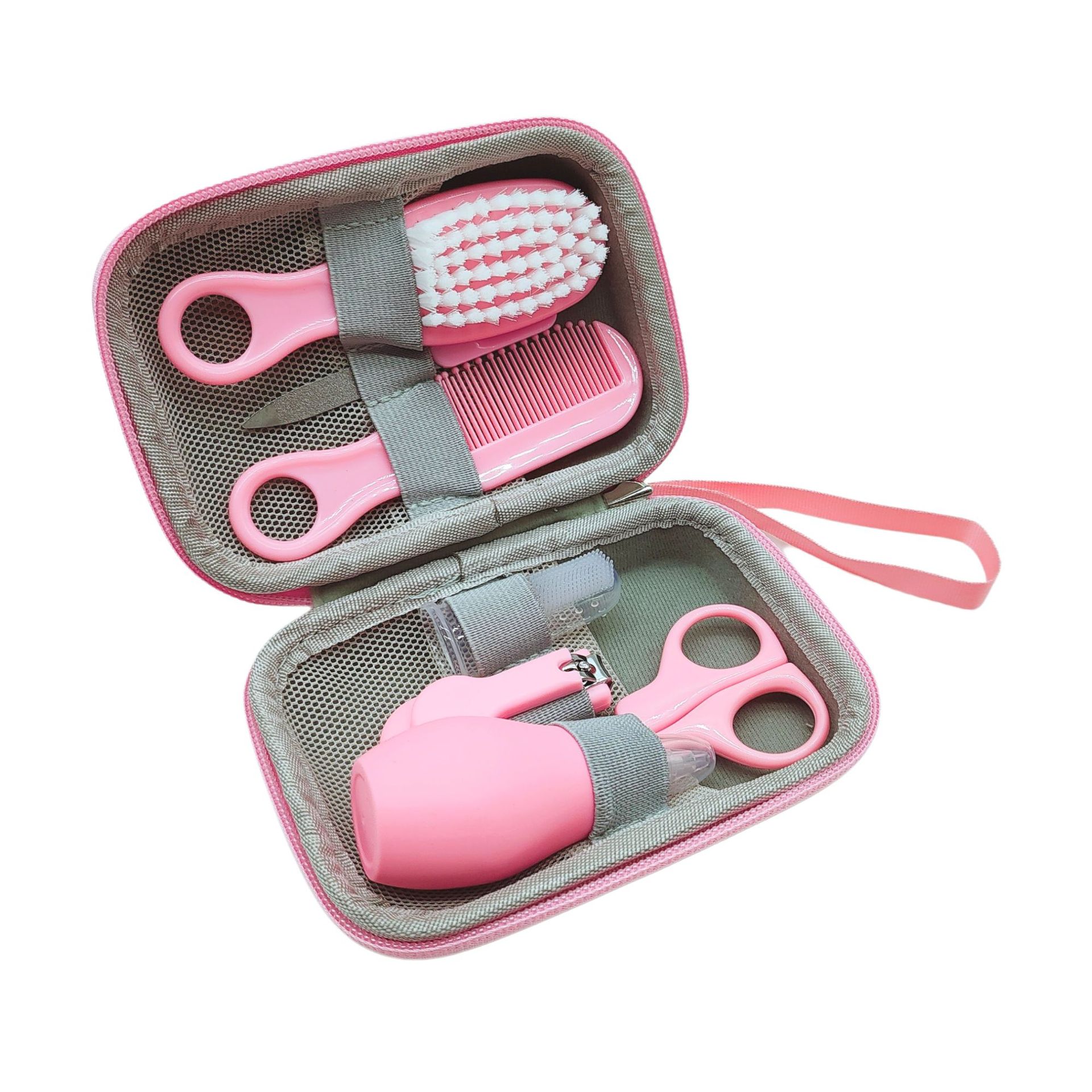 Nuevo cuidado infantil 8 unidades traje infantil cortaúñas nariz clip medicina alimentador diario Lavado y cuidado