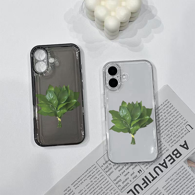 Grapefruit Leaf Suitable for Apple 17Promax Samsung Galaxy S25Ultra Mobile Phone Case Iphone16A7324