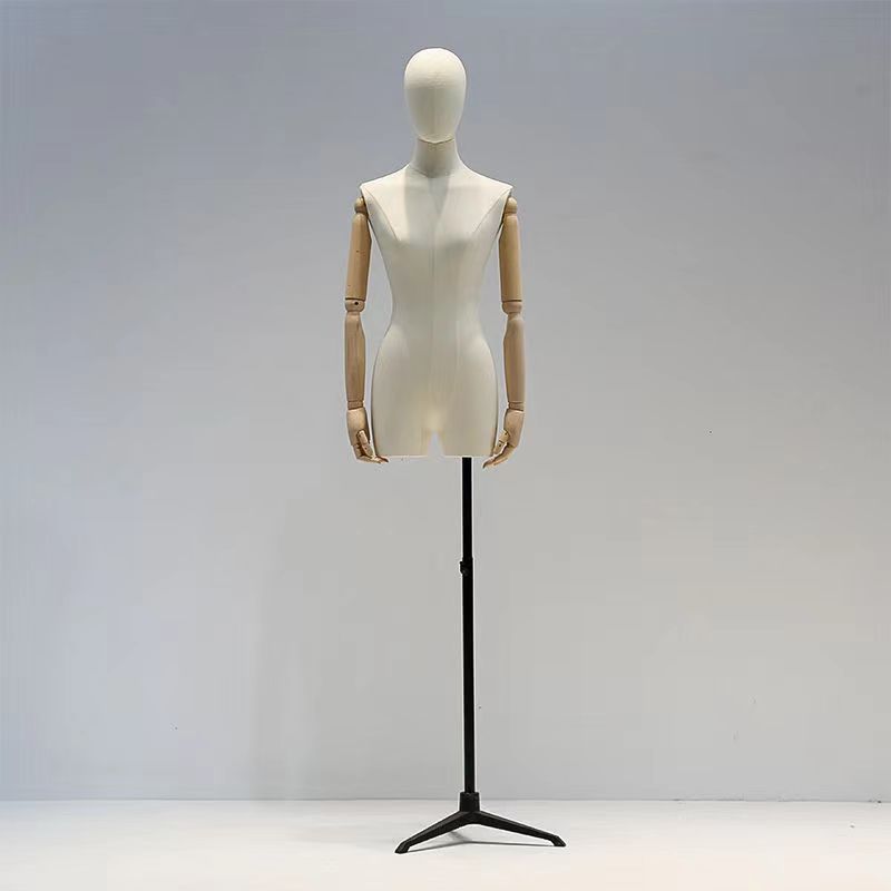 Modelo clavícula pequeña prop de pecho tienda de ropa modelo estante de exhibición de hombro plano ventana de ropa de mujer muestra busto modelo