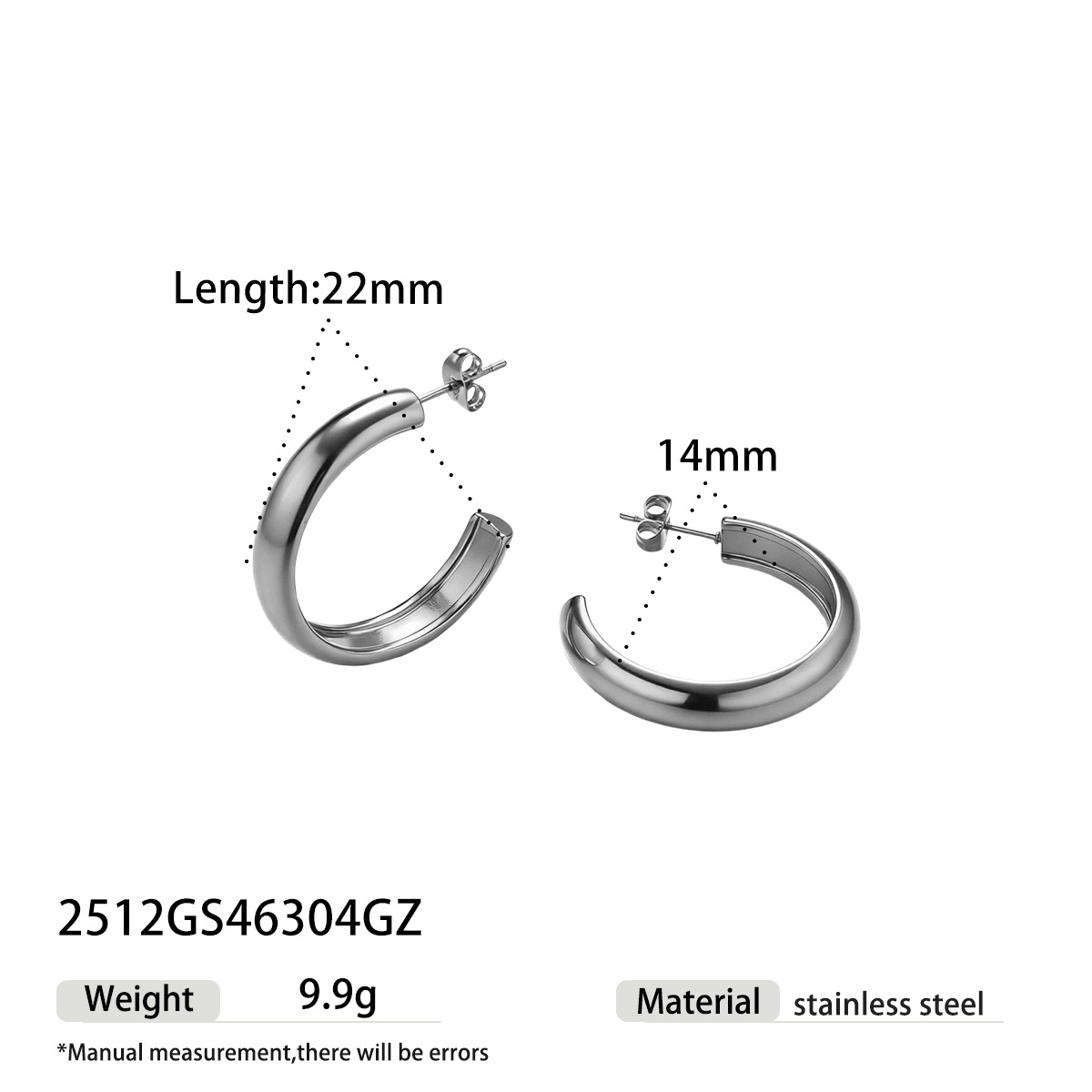 Taina europa y americana pernos de acero inoxidable lujoso ligero de alta calidad personalidad de moda oro y plata pernos de dos colores para mujeres no desvanecen mujeres image 10