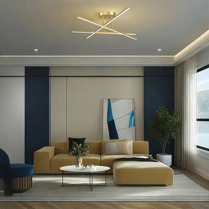 Transfronterizos dedicados LED lámpara de techo lámpara de sala de estar iluminación nórdica moderna minimalista dormitorio comedor pasillo lámpara de techo