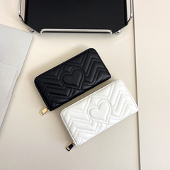 Cross-border 2023 long wallet zipper large capacity wallet clutch bag love large capacity card holder fashion clutch bag