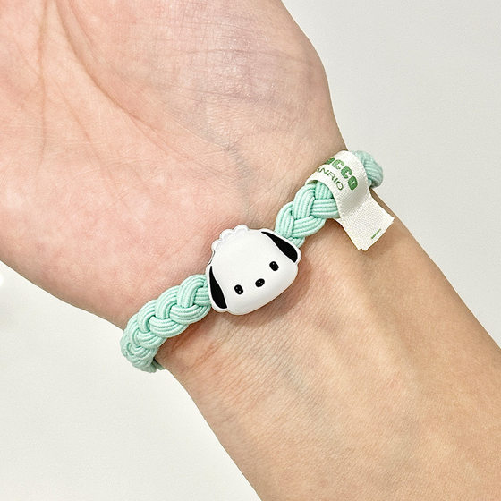 Sanrio metal hair band for couple students Hello Kitty Yugui dog alloy small rubber band