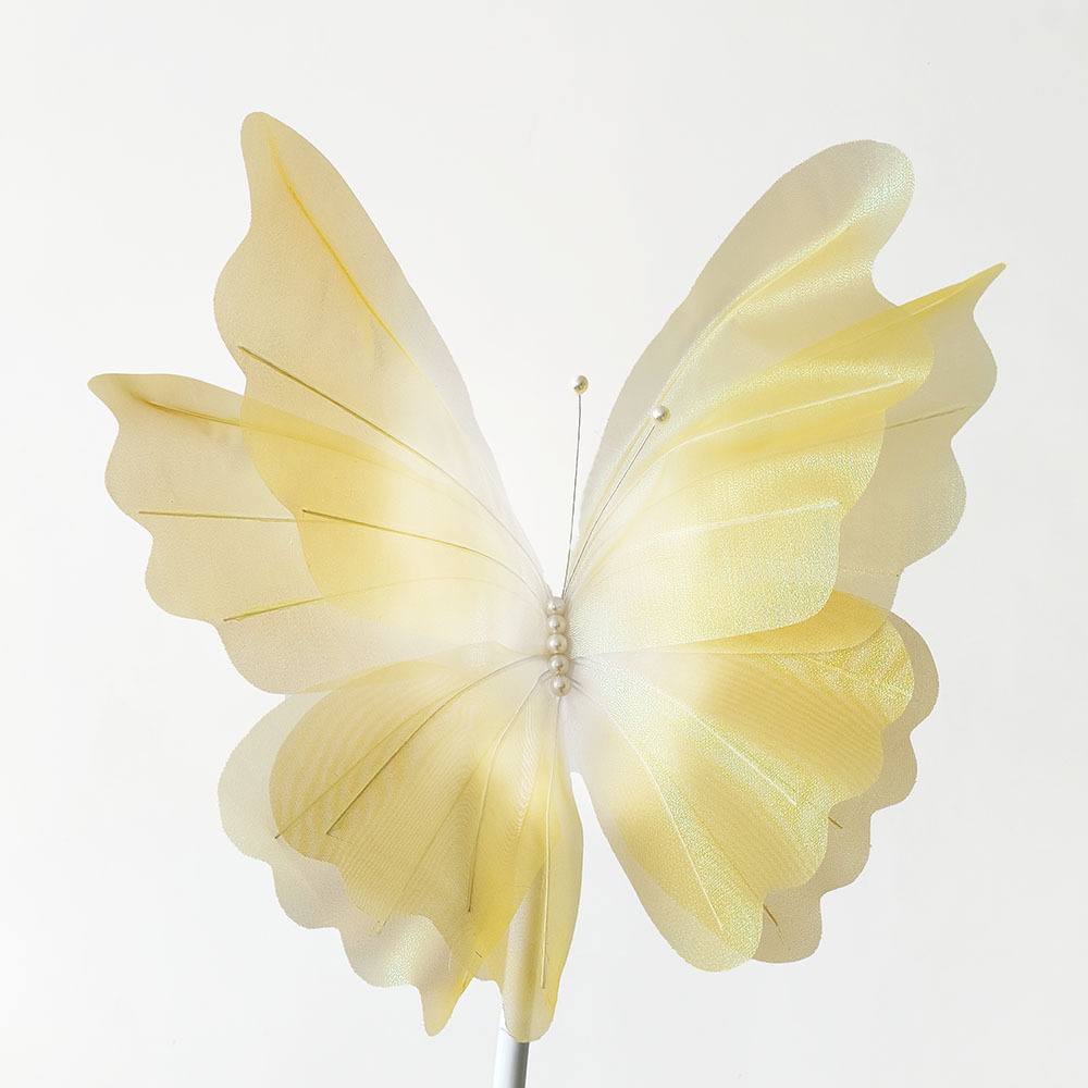 Simulación transfronteriza espuma gradiente mariposa colorido DIY estética props decoración boda diseño de escena al aire libre