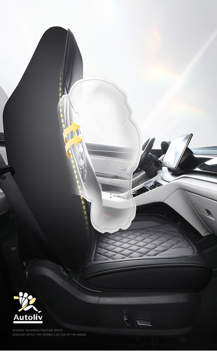 New Cartoon Car Seat Cover, All-Inclusive, All-Season, Full Leather Seat Cushion, Special for Spring and Summer Car Seat Cushion and Seat Cover