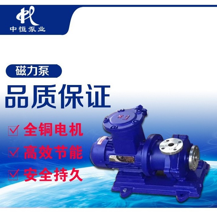 中恒泵业ZCQ50-40-200自吸磁力泵不锈钢无泄漏卧式自吸泵厂家直销
