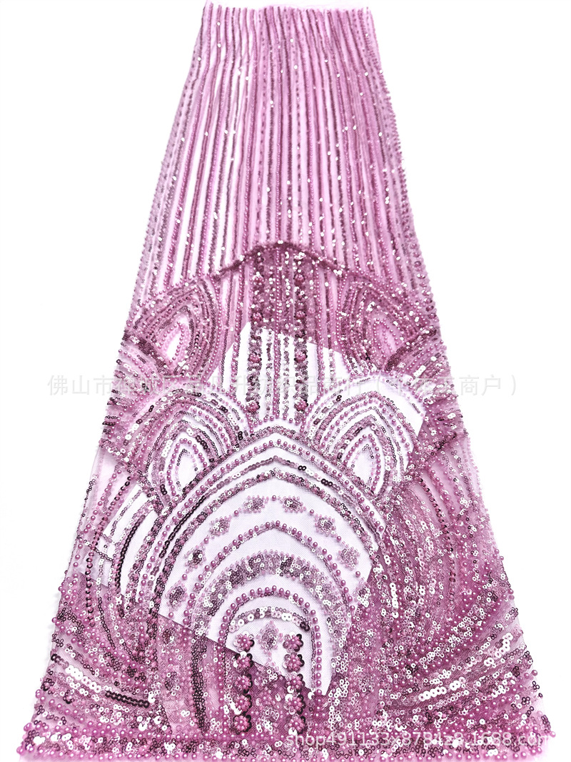 Moda Suzhou vestido de boda de noche de encaje bordado sequillas de encaje comercio exterior transfronterizo al por mayor tela