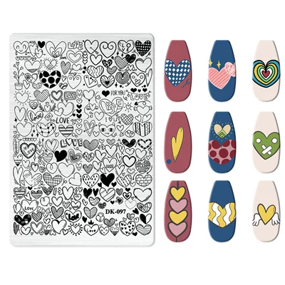 Dırnaq bəzəkləri — Cross-Border Printing Templates for Nail - dk-097