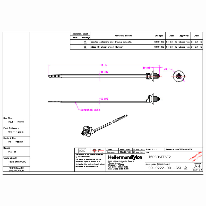 HELLERMANNTYTON������̫ͨ��������������T50SOSFT6E2 157-00128