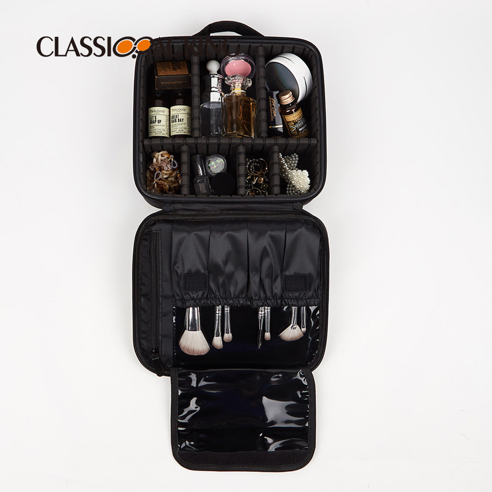 Simple de gran capacidad bolsa de cosméticos profesional fábrica directa cosméticos caja de almacenamiento multifuncional belleza manicura caso cosmético