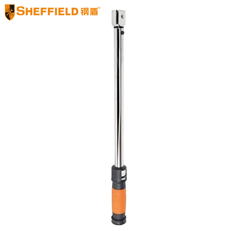 钢盾 SHEFFIELD S016173 金属柄扭力扳手 110-550N.m快脱棘轮扳手