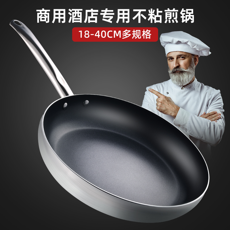 Direct From The : Large Non-stick Frying Pan For Steak, Suitable For...