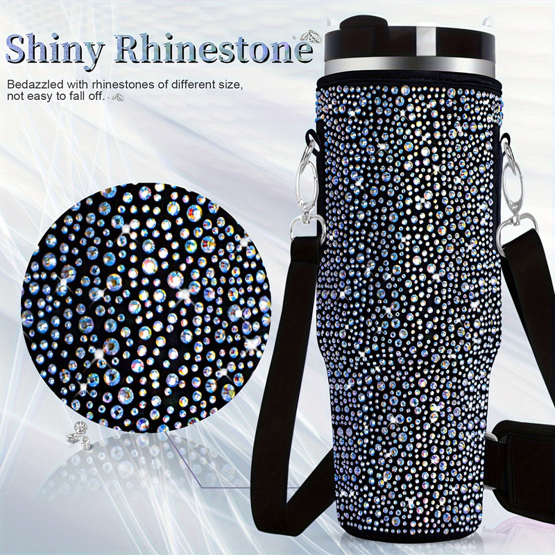 Cross-Border Hot-Selling Stanley Car Cup Cover 40oz Shoulder Crossbody Water Cup Bag Keychain Mobile Phone Bag