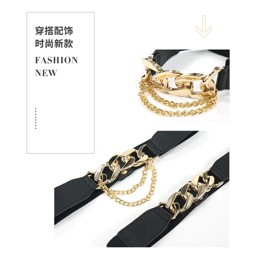 Belt for women simple decorative waistband for women personalized dress for dress for suit belt versatile waistband ins