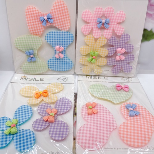 Girls hair stickers, hair accessories for children, bangs stickers for broken hair, binary store cartoon glitter magic stickers, girls hair accessories wholesale