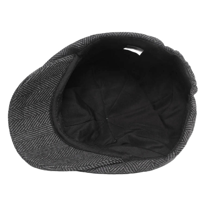 Sombrero octogonal de espiga boina de los hombres de mediana edad y ancianos sombrero retro sombrero delantero sombrero de comercio exterior de los hombres