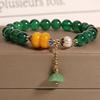 Small design fresh one bead bracelet jade, jewelry, simple and elegant design, four-leaf clover
