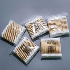 清潔棉簽袋裝掏耳朵棉棒100支雙頭棉棒棉簽批發一次性化妝卸妝