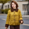 2610 yellow top (with fur collar)