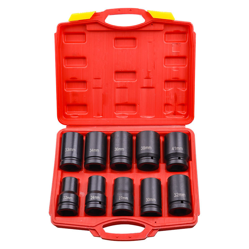 Fabricantes de manga de cañón de aire de 1 pulgada neumática pesada hexagonal neumática alargada llave de manga de neumáticos de reparación de automóviles