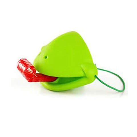 Frog mouth tongue table game toy blowing music chameleon lizard mask parent-child interactive puzzle game props