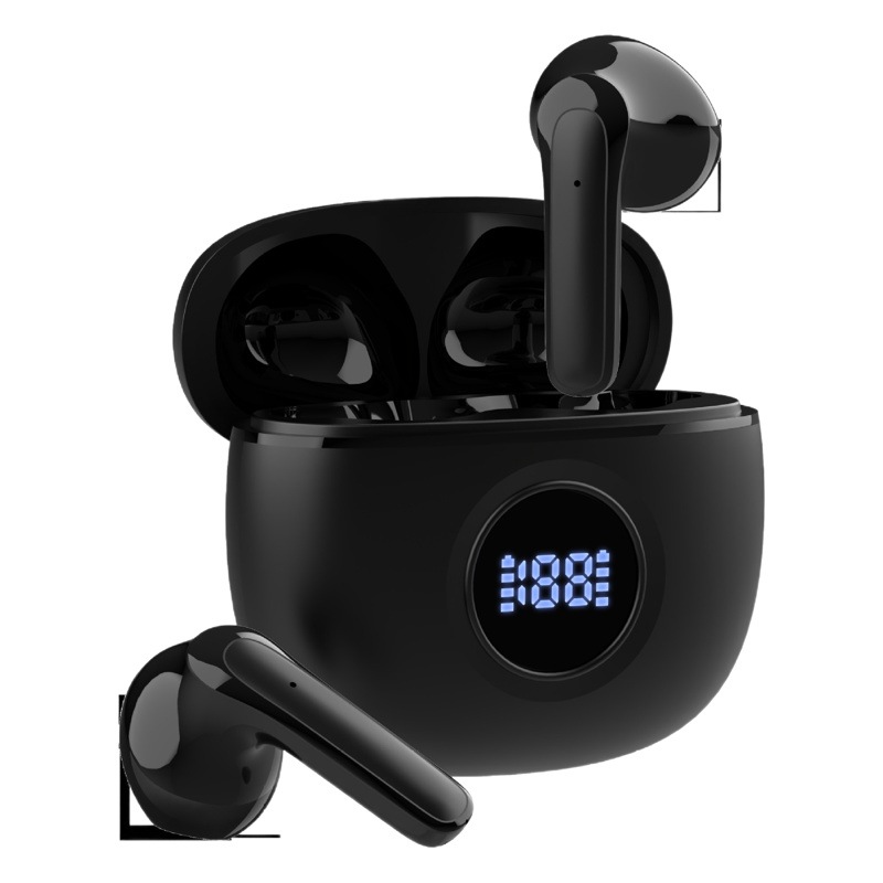 Nuevo modelo privado transfronterizo de TWS S62 Bluetooth 5,3 auriculares reducción de ruido inalámbrico deportes en la oreja pantalla digital larga resistencia auriculares image 1