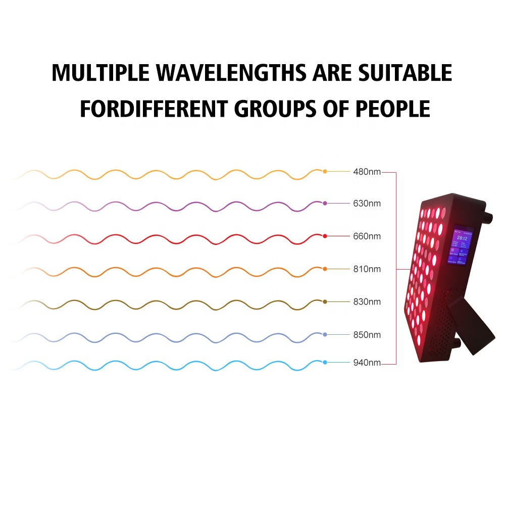 Luz de línea transfronteriza Amazon escritorio LED luz roja instrumento de belleza portátil instrumento de belleza infrarrojo