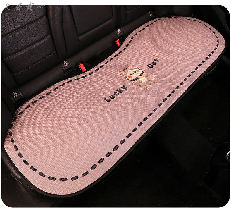 Car seat cushion for all seasons, summer cooling pad, cute seat cushion, ventilated and breathable seat cover, new single seat cover for women