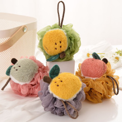 浴花批發卡通動物沐浴球柔軟搓澡起泡網洗浴用品沐浴花洗澡球