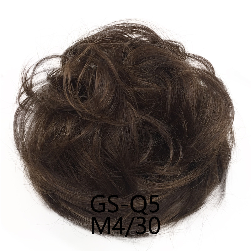 Europa y los Estados Unidos pelucas anillo de pelo de bolas cabeza cuerda elástica peludo natural peludo peludo transfronterizo