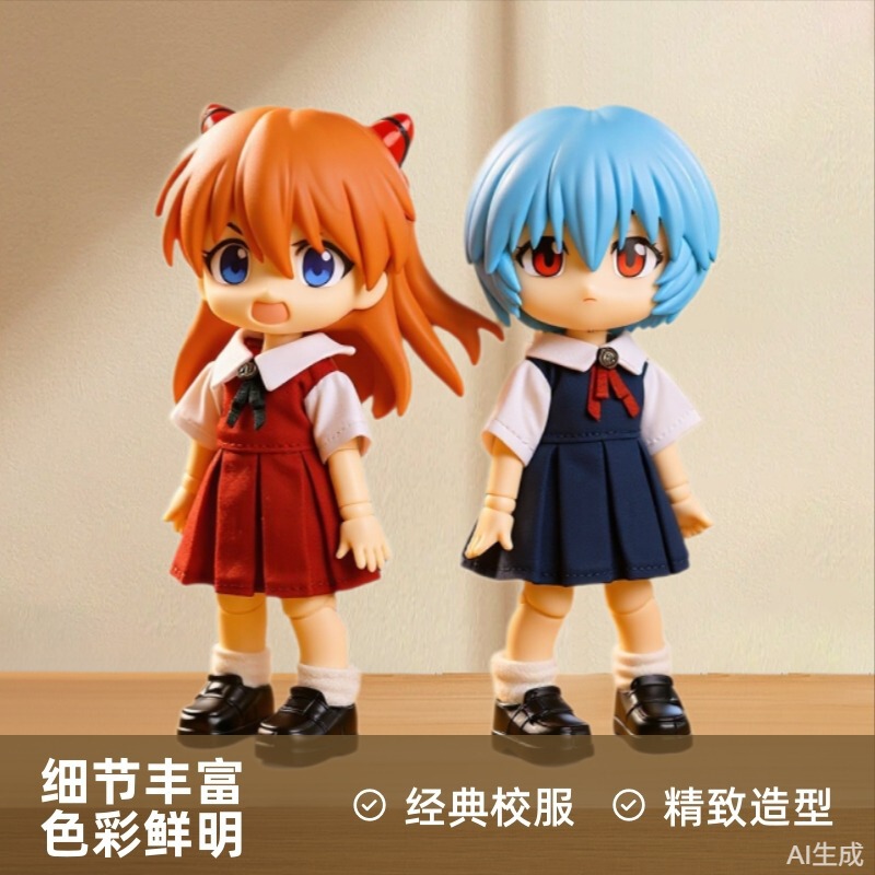 Ob11 Baby Clothes Jk Skirt Kindergarten Uniform Suit Boy Baby Clothes Bjd Blind Box Hand-Made P9Uf Clothes in Stock